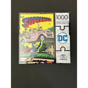 new sealed 1000 piece Superman/batman puzzle set with poster​‎